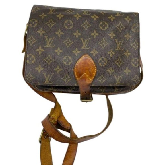 LOUIS VUITTON Brown Vintage Monogram Crossbody Bag - Picture 1 of 14